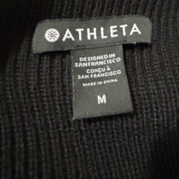 Athleta Classic Black Oversized Sweater - Picture 4 of 4